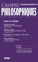 Cahiers philosophiques, no 167